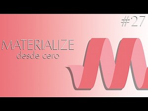 Materialize desde cero | Navbar con Menu | Parte #27