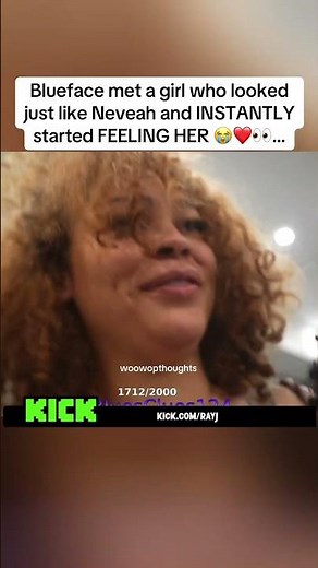 Blueface met a girl who looked just like Neveah and INSTANTLY started FEELING HER 😭❤️👀… #blueface