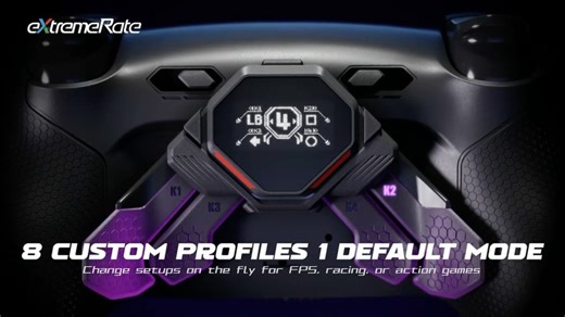 eXtremeRate on Instagram: "Meet SPARK. The next-gen PS5 back paddles kit built for gamers who play to win — not just to play. Featuring an OLED display, dual-trigger travel control, and 4 remappable paddles with 8 custom profiles. 🔥 Pre-orders now open! Enjoy 10% OFF on our official website. #linkinbio #extremerate #ps5 #spark"
