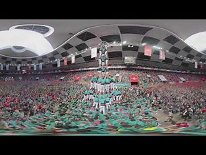 Outstanding Human Towers Castellers Competition in Catalonia