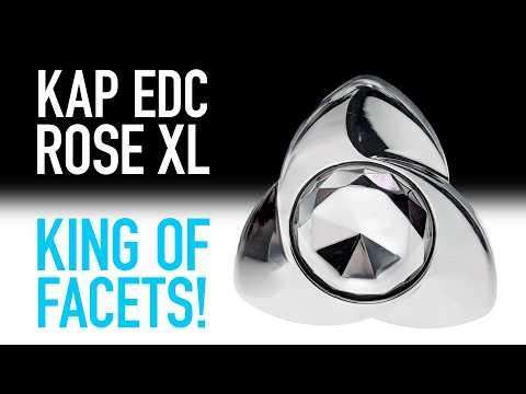 This Mirror-Polished Spinner Is Absolutely Stunning! | KAP EDC Rose XL