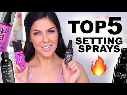 TOP 5 SETTING SPRAYS!! AFFORDABLE + DRUGSTORE!!
