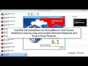 CentOS 7.8 Installation on VirtualBox 6.1 with Guest Additions step by step and enable Drag & Drop