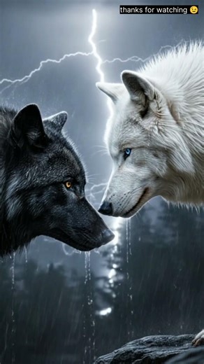 Two Fierce Wolves and the Jungle🐺🦊#animals #wulf #shots #facts