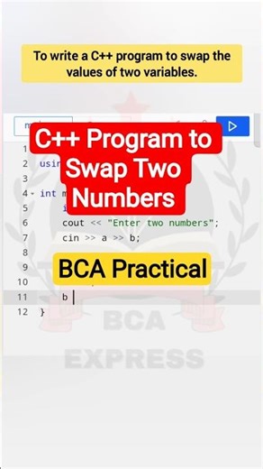 Swap Two Variables in C++ | Easy Program for Beginners