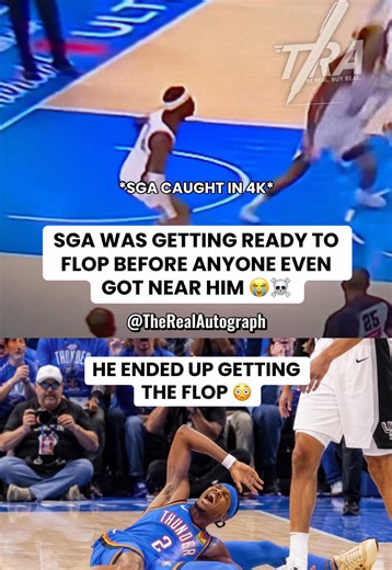 SOMEONE CAUGHT THIS IN 4K 😭☠️ Thoughts⁉️ #nbamemes #sga #okcthunder ##nbaplayoffs #okc