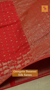 Indulge in the ethereal charm of Georgette Banarasi Sarees! ✨ Our...