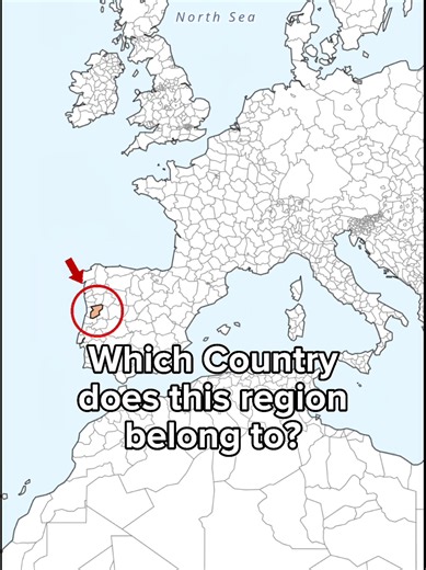 Which country does each highlighted region belong to? 🌍 Five rounds, getting progressively harder. How many did you get? #geography #geographyquiz #mapquiz #countries #quiz