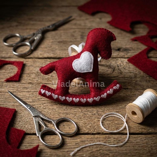 Felt Rocking Horse – Step-by-step Video Tutorial   PDF Pattern | Learn How to Make a Handmade Toy - Etsy