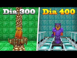 Sobreviví 400 Días En MINECRAFT ULTRA HARDCORE...