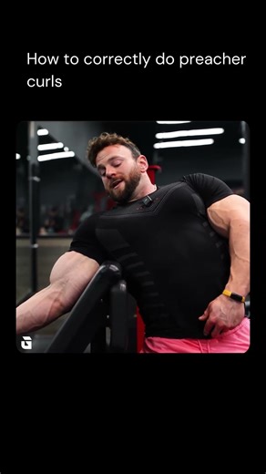 How to correctly do preacher curls