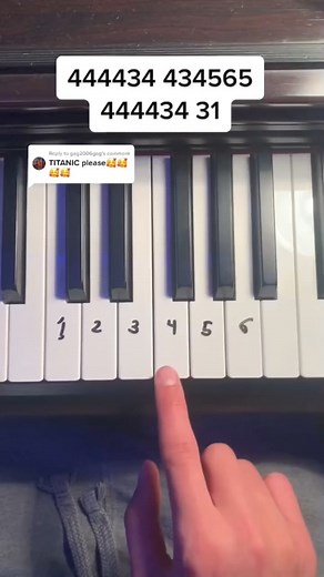284K views · 2.4K reactions | My heart will go on  #piano #pianotutorial #pianolessons #tips | Keys Tutorials | Facebook