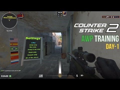 🎯 CS2 AIM TRAINING (DUST 2 AWP)