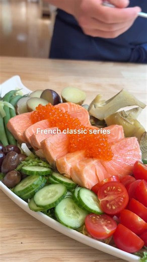 How to Make a Niçoise Salad 🥗🥒🍅🐟 #shorts #salad #recipe