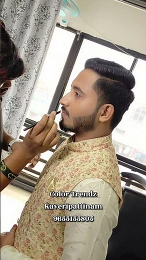 Male Bride HD makeup 💄🎨🪕In salon groom shoot 📸