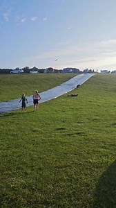 The Summer holidays has officially begun! Slip and Slide on Staffords hill now! Brilliant | Shell Island