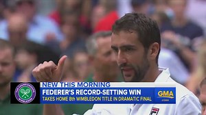 Roger Federer wins record-setting 8th Wimbledon title
