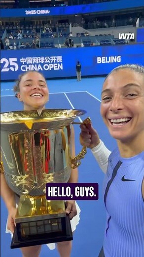 Baozong is the boss 😅💪 A message from your #2025ChinaOpen Doubles Champions 🏆