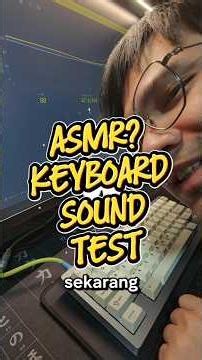 Keyboard Sound Test! ASMR?