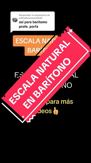 Escala Cromática y Escalas Musicales en Barítono