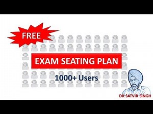 Exam Seating Plan - Updated