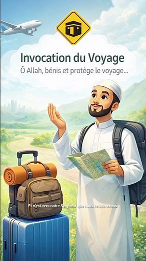Invocation à réciter pendant le voyage #invocation #protection #rappel #voyageenislam