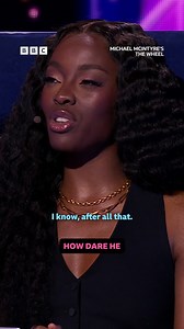 The audacity. 😜 #TheWheel #MichaelMcIntyre #GameShow #AJOdudu Michael McIntyre is back with his hit game show! Episode Eight features some incredible celebrities, including Kate Bottley, AJ Odudu, Harry Hill, DJ Spoony, Alex Brooker, Mel Schilling and Alexander Armstrong. | BBC One