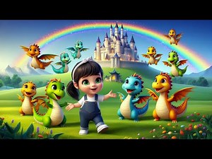DANCE WITH THE DRAGON 🐉 – Children's songs in Dragon Land 🌈🎶🕺 Children's song to sing along to