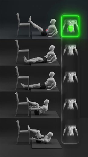 10-Min Chair Abs Workout for Stronger Core