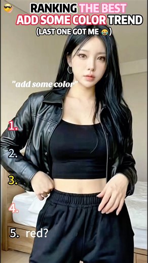Ranking The Best Add Some Color Trend ✨#tiktoktrend #fypシ゚viral #ranking #usa #addsomecolor