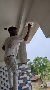 New saide wall putty❤️ #homework #home #house | Nisar Ahamed