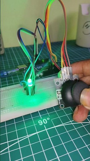 JOYSTICK CONTROL THE RGB LED USING ARDUINO GSNCREATIONS #shorts #youtubeshorts #trending #joystick