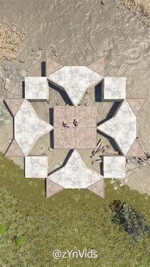 BEST small clan base design in #rust #rustbase #rustclips #gaming #shorts #rustbasedesign