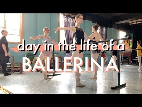 DAY IN THE LIFE OF A DANCER (class, pointe shoes, rehearsal)