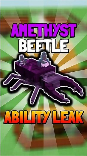 New AMETHYST BEETLE pet ability leak in the Grow a Garden #roblox #growagarden