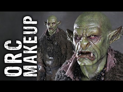 Orc Warrior Makeup Transformation!