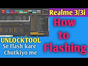 Realme 3/3i flash unlocktool || How to flash Realme 3\\3i ||Rmx1827 Flashing
