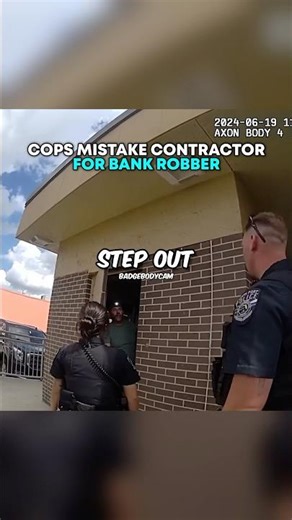 Cops MISTAKE Contractor For Bank Robber 😬