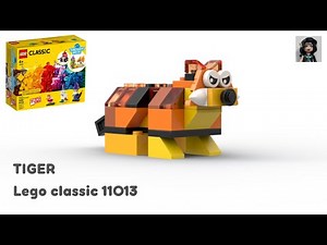TIGER 🐯 Lego classic 11013 ideas How to build easy