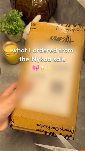what i ordered from the Nykaa sale 🎀🍦| Victoria secret - bare vanilla | #victoriasecret