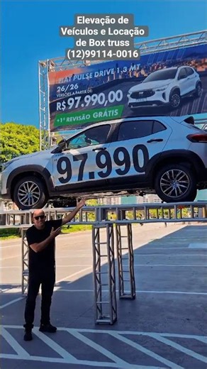 Elevação de Veículos e Locação de Box Truss para Fiat Ventuno em São Paulo