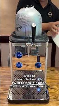 How to Use the iBiero 10L Draft Beer Dispenser – Easy Step-by-Step Guide