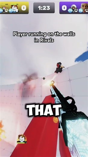 Roblox Rivals running on walls #robloxrivals #rivalsroblox #rivals
