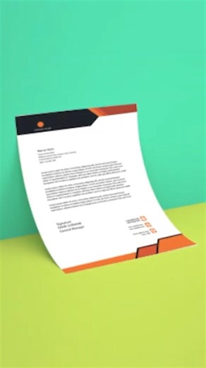 Photoshop Design Tutorial with Letterhead Template | #adobe #tutorial #photoshop