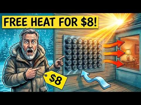 The $8 Off-Grid Solar Trick The Heating Industry Wants BANNED (Free Winter Heat)