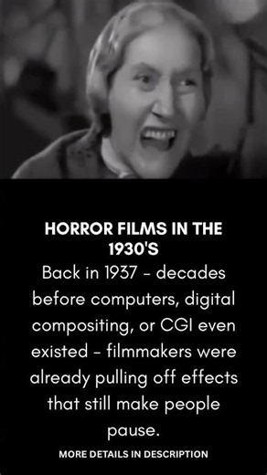 Horror films In 1930…