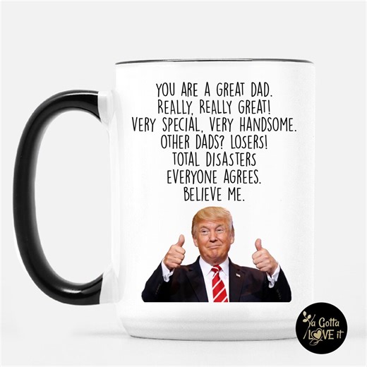 Gift for Dad Mug - Funny Father Christmas Gifts From Son Daughter, Dads Birthday, Gag Coffee Cup or Coaster - Etsy