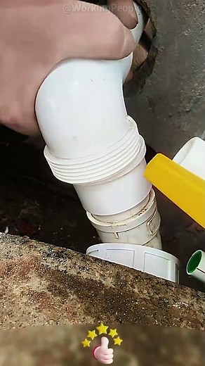 Dead-angle pipe turns🔩 professional tools & skills, easy narrow-space construction🌟