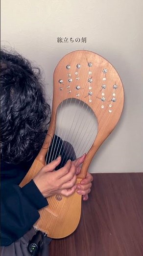 ゼロから設計した弦楽器で“さくら(独唱) / 森山直太朗”。実際はさくら(独奏)。明日と明後日はちょいと旅行に出かけますが動画は投稿します！#癒しの音楽 #インスト #lyre #創作楽器 #空琴