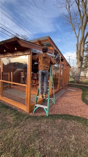 Matt Thompson Woodworks | The vinyl is on and I’m ready for winter. The question I get asked a lot is “what is that clear stuff you put on?”. It’s 30 gauge marine... | Instagram